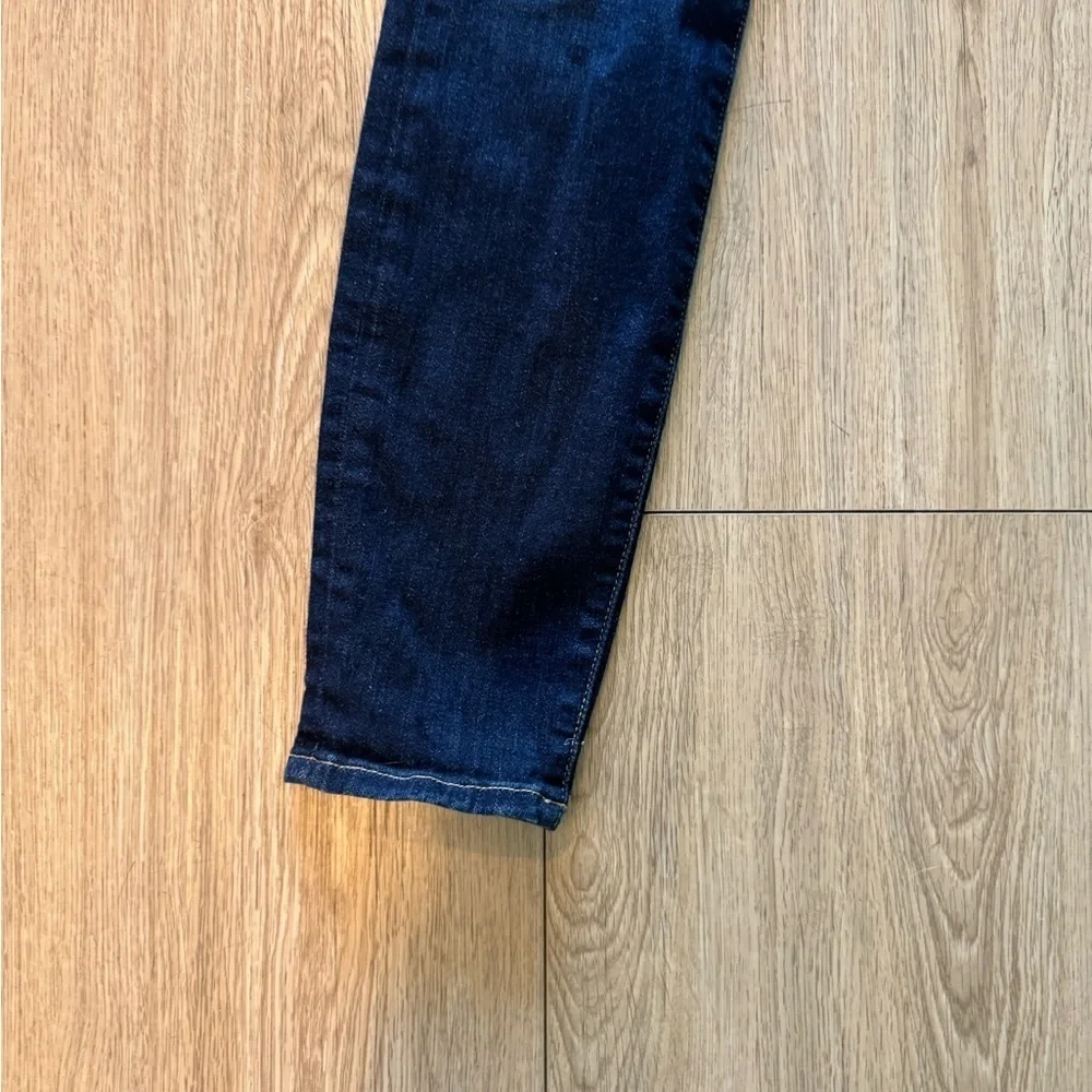 FRAME Le High Skinny Crop Jeans Dark Wash Premium Denim